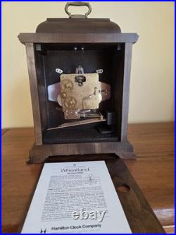Vintage Hamilton Wheatland Clock Bracket 1/4 Westminster Chime Serviced Working