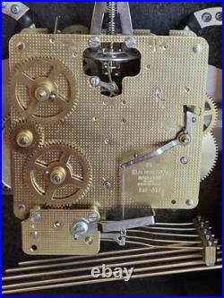 Vintage Hamilton Wheatland Clock Bracket 1/4 Westminster Chime Serviced Working