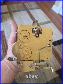 Vintage Hamilton Wheatland Clock Bracket 1/4 Westminster Chime Serviced Working
