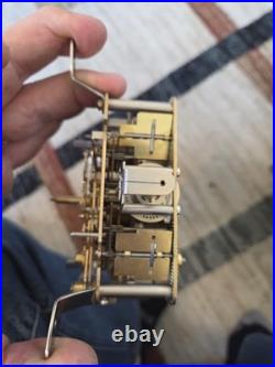 Vintage Hamilton Wheatland Clock Bracket 1/4 Westminster Chime Serviced Working
