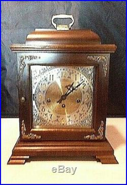 Vintage Hamilton Wheatland Westminster Chime Carriage Mantle Clock