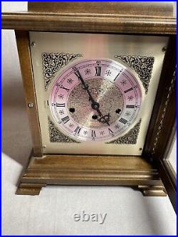 Vintage Hamilton Wheatland Westminster Chime Mantle Clock 340-020 W Germany