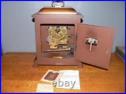 Vintage Hamilton Whitehall Key Wound Wooden Mantel Clock, 340-20 German Movement