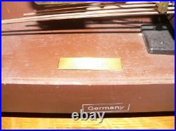 Vintage Hamilton Whitehall Key Wound Wooden Mantel Clock, 340-20 German Movement