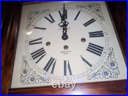 Vintage Harris & Mallow Westminster Chime Wall Clock with Key Franz Hermle