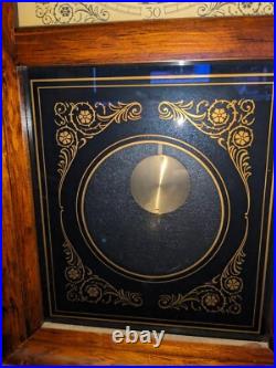 Vintage Harris & Mallow Westminster Chime Wall Clock with Key Franz Hermle