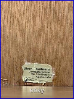 Vintage Hermle German Westminster Chiming Musical Regulator Wooden Wall Clock