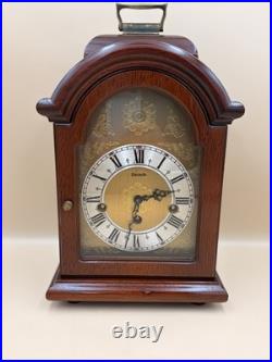 Vintage Hermle Mantel Clock Westminster Chime West Germany 340-020 Serviced