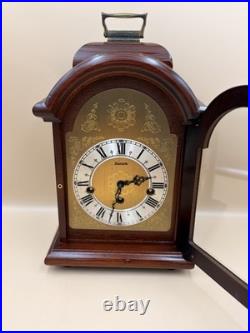 Vintage Hermle Mantel Clock Westminster Chime West Germany 340-020 Serviced