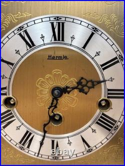 Vintage Hermle Mantel Clock Westminster Chime West Germany 340-020 Serviced