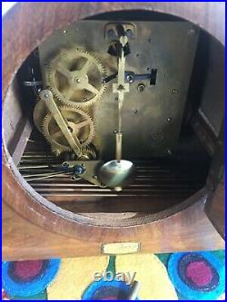 Vintage Hermle Mantle Triple Chime Clock For Parts or Repair READ DESCRIPTION