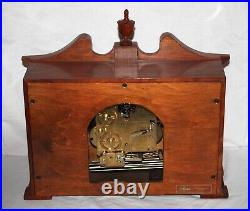 Vintage Herschede #861 Mantle Clock Westminster Chime Bird's Eye / Not Working