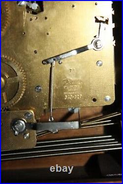 Vintage Herschede #861 Mantle Clock Westminster Chime Bird's Eye / Not Working