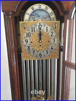 Vintage Herschede 9 Tube Grandfathers / Hall Clock