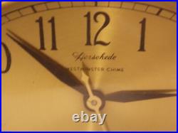 Vintage Herschede Westminster Chime Mantle Clock