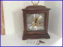 Vintage Howard Miller 340 020A model 613-182 Mantel Clock key Westminster Chime