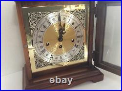 Vintage Howard Miller 340 020A model 613-182 Mantel Clock key Westminster Chime