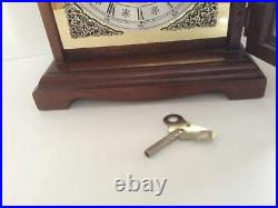 Vintage Howard Miller 340 020A model 613-182 Mantel Clock key Westminster Chime