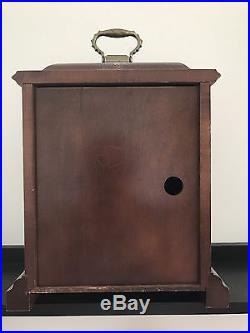 Vintage Howard Miller 612-437 Windup Bracket Mantel Clock Westminster Chimes