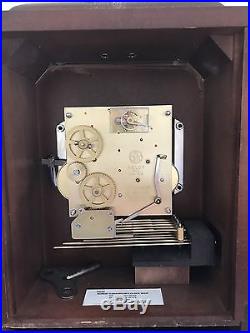 Vintage Howard Miller 612-437 Windup Bracket Mantel Clock Westminster Chimes