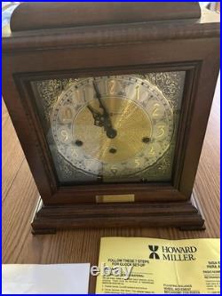 Vintage Howard Miller 8 Day Triple Chime Clock 40 yr survive Aircraft Breaking