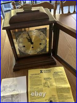 Vintage Howard Miller 8 Day Triple Chime Clock 40 yr survive Aircraft Breaking