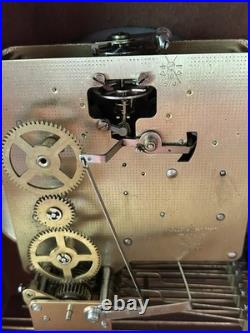 Vintage Howard Miller 8 Day Triple Chime Clock 40 yr survive Aircraft Breaking