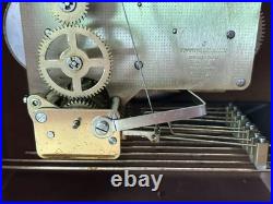 Vintage Howard Miller 8 Day Triple Chime Clock 40 yr survive Aircraft Breaking