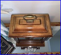 Vintage Howard Miller Chiming Mantel Clock # 340-020A With Key