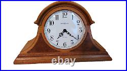 Vintage Howard Miller Dual Chime Mantel Clock Model 630-120 Extra Features Works