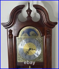 Vintage Howard Miller Fenwick 620-158 Wall Clock Westminster Fully Serviced