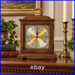 Vintage Howard Miller Graham Bracket Quartz Mantel Clock Battery Chime