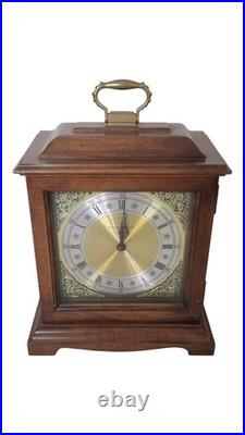 Vintage Howard Miller Graham Bracket Quartz Mantel Clock Battery Chime