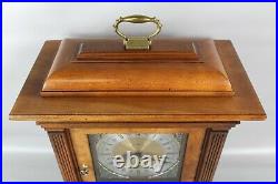 Vintage Howard Miller Mantel Clock 612-436 Triple Chime Key Wind Thomas Tompion