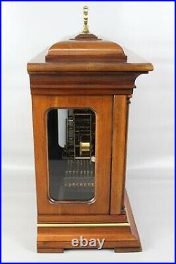 Vintage Howard Miller Mantel Clock 612-436 Triple Chime Key Wind Thomas Tompion