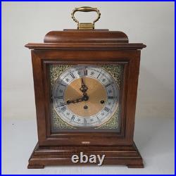 Vintage Howard Miller Mantel Clock West Germany 340-020 Chimes with Key