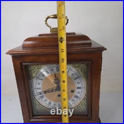 Vintage Howard Miller Mantel Clock West Germany 340-020 Chimes with Key