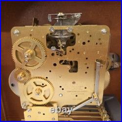 Vintage Howard Miller Mantel Clock West Germany 340-020 Chimes with Key
