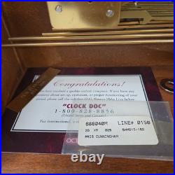 Vintage Howard Miller Mantel Clock West Germany 340-020 Chimes with Key