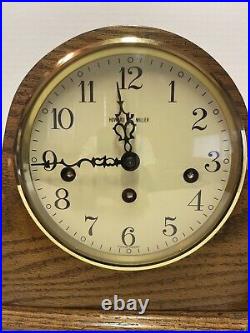 Vintage Howard Miller Mantel Clock Westminster Chimes 340-020 Working. ALST