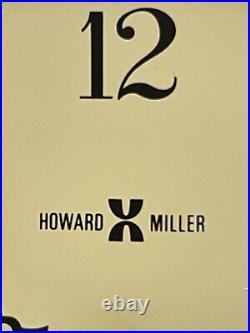 Vintage Howard Miller Mantel Clock Westminster Chimes 340-020 Working. ALST