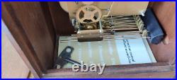 Vintage Howard Miller Mantle Clock Model 612-429 Made In Germany Works Good
