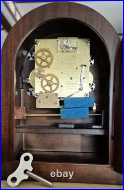 Vintage Howard Miller Mantle Clock With Key Westminster Chime Model