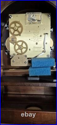Vintage Howard Miller Mantle Clock With Key Westminster Chime Model