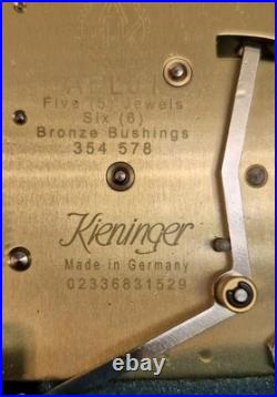 Vintage Howard Miller Mantle Clock With Key Westminster Chime Model