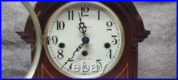 Vintage Howard Miller Mantle Clock With Key Westminster Chime Model 613-180