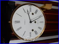 Vintage Howard Miller Milan Wall Clock Westminster Chimes 613-212 Cherry Cabinet