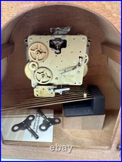 Vintage Howard Miller Model 340-020 Westminster Chime Mantel Clock with Keys
