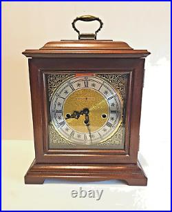 Vintage Howard Miller Model 612-437 Mantle Clock 5 Jewel Movement with Key