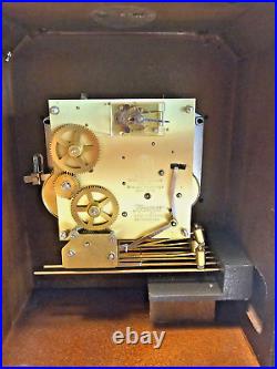 Vintage Howard Miller Model 612-437 Mantle Clock 5 Jewel Movement with Key